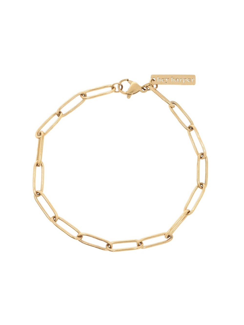 NWT Hey Harper Bermuda Bracelet - Gold, Size Large